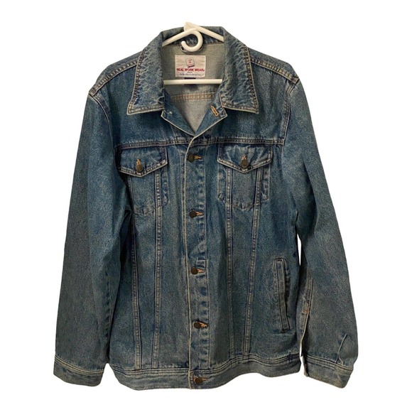 Real Work Wear Jackets & Coats Vintage Real Work Wear Trucker Biker
